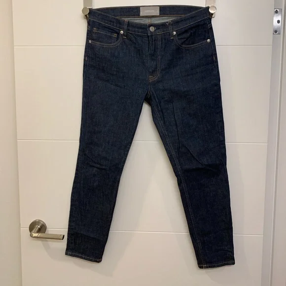 Everlane The High Rise Skinny Ankle Jean in Dark Indigo - Picture 6 of 6